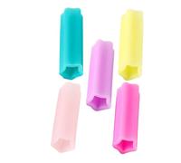 WRITWAA 5 Fundas de Silicona para Tijeras y Pinzas de Cutícula, Protección Confiable, Previene Cortes Accidentales, Material Flexible para Uso en Kit de Manicura Profesional
