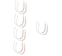 WRITWAA 5 Pares De Cadenas Para Zapatos Con Forma De Estrella De Cinco Puntas Para Mujer Calcetines Gafas Tobilleras Adornos Para Zapatos De Hombre Joyas Para Mujer Sandalias