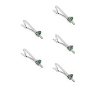 WRITWAA 5 Piezas Broche de Corbata Árbol de Navidad de Hielo para Hombre