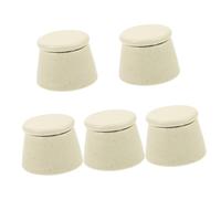 WRITWAA 5 Piezas Taza de lavado de pluma cepillo de limpieza de uñas ultravioleta plato para uñas acrílicas taza de uñas tazas para platos de uñas con tapas cerámica