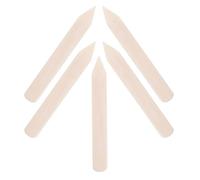 WRITWAA 5 Raspadores Quitamanchas para Ropa de Hueso Natural 15X2 CM Herramienta Portátil para Limpieza Profesional de Telas Alfombras y Prendas Diseño Ergonómico Antideslizante para