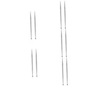 WRITWAA 5 Series Detector Auricular Bolígrafo Punta De Prueba Detección Pluma De Acupresión Del Oído Chapado Sonda De Punto De Inoxidable Silver 2 Piezas X 5