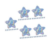 WRITWAA 5 Series Tiras De Estrellas Para Heridas En Los Dedos Vendajes Temporales Parches Gasa Vendas Para El Brazo Accesorio Para Heridas Adhesivo Con Brillantina 50 piezas x 5