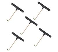 WRITWAA 5 Tensores de Cordones de Zapatos Portátil Diseño Ergonómico, Material Plástico E Hierro, Mango y Ranuras para Dedos, Adecuado para Apretar Cordones