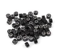 WRITWAA 500piezas Cuentas Trenzadas Silicona Pelucas Accesorios Decoración Pelo Tubo Anillos Trenzas Pinzas Fiesta