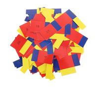 WRITWAA 54 Hojas Kit de Demostración de Prismas Rectangulares para Experimentos de Física 54 Patrones Desplegados, Herramienta Educativa Portátil de Papel para Estudiantes