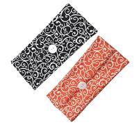 WRITWAA 5piezas Diadema De Yoga Antiestrangulamiento Para Mujer Cinta Pelo Deportiva Con Botones Transpirable Para Correr y Ejercicios