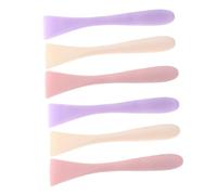 WRITWAA 6 Piezas Brochas Aplicadoras para Mascarilla Facial Cepillos de Silicona Suave para Mascarillas de Barro Gel y Cuidado Facial Resistentes al Agua y Fáciles de Limpiar Accesorios