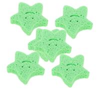 WRITWAA 6 Piezas Esponja De Limpieza Exfoliante Corporal Esponjas De Baño Infantiles Formas De Estrella Cómodas Para Recién Nacidos y Bebés Pequeños