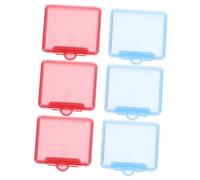 WRITWAA 6 Piezas Organizadores de Viaje para Cajas Plásticas Pequeñas y Portátiles con Cierre Hermético para Bolso Almacenamiento Compacto y Ligero para Dosis Diarias