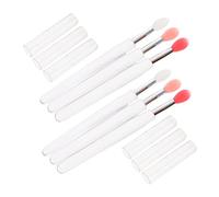 WRITWAA 6 Piezas Pincel De Silicona Para Labios Herramientas De Maquillaje Brocha De Maquillaje Holográfico Estera Lápiz Labial Cepillo De Maquillaje De Silicona Gel De Sílice