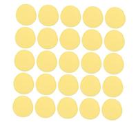 WRITWAA 60 Piezas Limpiar y lavarte la cara limpieza esponjas de baño hacer reutilizable limpiador facial herramientas para el cuidado de la piel esponjas faciales pva Amarillo