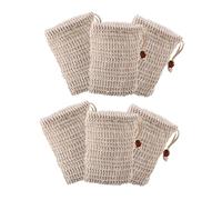 WRITWAA 6piezas Bolsa De Jabón De Vegetal Para Baño Práctica Bolsa De Almacenamiento Para Jabón Espumoso Contenedor