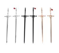 WRITWAA 6piezas Nueva Horquilla de Estilo Chino de Metal para Hanfu Accesorios para Disfraces Chinos Horquillas Chinas Hechas Mano para Moños y Uso Diario