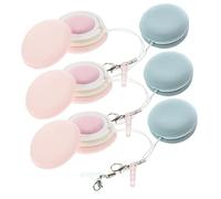 WRITWAA 6piezas Paño De Limpieza De Pantalla Para Gafas Toallitas Para Lentes De Contacto Forma De Macarrón Limpiador De Gafas Para Uso Diario Casa o Oficina