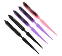WRITWAA 6piezas Peine Plegable Portátil Cabello Peine De Peluquería Duradero De Viaje Para Plegable Cabello Cerdas Herramienta De Peluquería