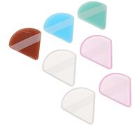 WRITWAA 7 esponjas de silicona para maquillaje: esponja transparente, almohadilla cosmética, aplicador de corrector para base líquida, iluminador y crema.