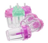 WRITWAA 7piezas Tubos De Brillo Labial Recipientes Rellenables Transparentes Kit Vacío Para Hacer Brillo Labial Envase Para Gloss Labios