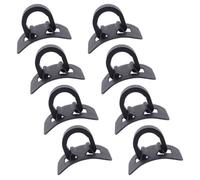 WRITWAA 8 Juegos Guía Manguera Carcasa, Guía del Tubo de Cambio para Bicicleta, Aleación de Aluminio y Plástico, Negro, con Asiento Adhesivo, para Bicicleta de Carretera y Montaña,