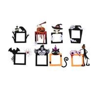 WRITWAA 8 pegatinas de Halloween para interruptores y enchufes: cubiertas extraíbles para interruptores y enchufes con temática espeluznante para crear un ambiente de fiesta de casa embrujada.