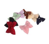 WRITWAA 8 Piezas accesorios japoneses para el cabello clips de arco para el cabello para niñas de niña lazos con pinzas de cocodrilo arcos Bows tela