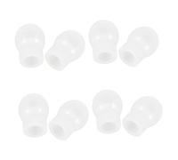 WRITWAA 8 Piezas para los doctores cómodo Repuestos para de oído para accesorios para enchufe de oído Transparent