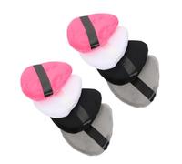 WRITWAA 8 Piezas Soplo seco puff cosmético en forma de Cosméticos Puff soplo de polvo compacto belleza en polvo de polvo esponja de maquillaje en forma de bocanada algodón