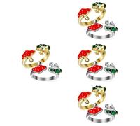 WRITWAA 8piezas Anillo Ajustable De Dedo De Diseño De y Joyería Para Mujeres Cumpleaños y Celebraciones