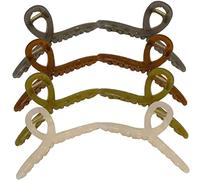 WRITWAA 8piezas Clip de Tiburón Grande Pinzas Cabello Accesorios Pelo para Maquillaje Pinzas de Garra Jumbo para Cabello Grueso para Uso Diario y Eventos Especiales