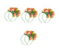 WRITWAA 8piezas Diademas Hawaianas De Flores De Accesorios De Fiesta Para Mujeres Diseño y Ligero Para Disfraces y Celebraciones Hawaianas