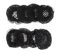 WRITWAA 8piezas Redecilla Invisible Pelo Redecillas Elásticas Ligeras y Cómodas para Bailar y Sujetar Moños Cualquier Ocasión Varios estilos
