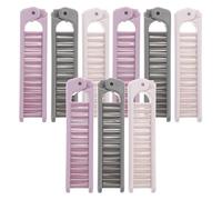 WRITWAA 9 Piezas Peine De Bolsillo Plegable Portátil Peines Para Mujer Cepillo De Viaje Cepillo De Pelo De Viaje Mini
