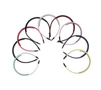 WRITWAA 9piezas Diademas De Tela Con Dientes Peine Pelo Herramientas De Para Niñas y Mujeres Diadema Dentada Cabello