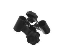 WRITWAA Abrazadera Metálica y Soporte Plástico para Fijación Estable de Bandeja en Silla de Ruedas, Accesorio Seguro y Adaptable para Comedor y Uso Diario (1 Par)