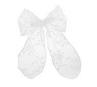 WRITWAA Accesorios Para El Cabello Con Lazo De Encaje Pequeños Lazos Para El Cabello De Encaje Tocado De Pinza De Pelo Lazos De Encaje Arquear El Cabello Arco De Pelo Aleación