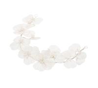 WRITWAA Accesorios Para El Cabello De Pétalos Diademas Retro Para Mujer Tocados Para El Pelo De Niña Diy Diadema Elegante Diadema Sencilla Boda Diadema Diademas Artesanales Aleación