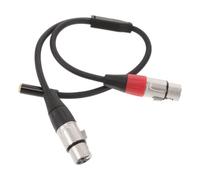 WRITWAA Adaptador Xlr Macho a Hembra Divisor de Cable de Audio Negro