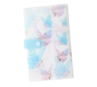 WRITWAA Álbum Organizador de Calcomanías para Uñas Grande Cubierta Protectora de Plástico, Libro Almacenamiento Pegatinas Decoración Uñas DIY para Uso Profesional y Doméstico