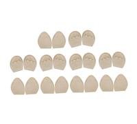 WRITWAA Almohadillas Antepié y Plantillas Ajustables, Silicona, Antideslizantes, para Mujer, Uso Deportivo y Tacones Altos, Color Piel, 10 Pares (5 Redondas 5 Puntiagudas