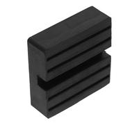 WRITWAA Almohadillas de Goma Antideslizantes para Gato de Suelo Absorción de Impactos, Soporte Cuadrado para Mantenimiento y Reparación de Vehículos y Camiones