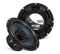 WRITWAA Altavoces Coaxiales para Coche 6,5 Pulgadas 1 Par, Altavoz de Puerta Alta Potencia Tweeter Integrado, Componente Estéreo para Modificación de Sistema de Sonido Automotriz