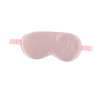 WRITWAA Antifaz para Dormir de Seda Rosa, Ligero y Cómodo, Ajuste Seguro que No se Mueve ni Cae, Adecuado para Camping y Descanso Nocturno