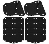 WRITWAA Bandas Absorbentes de Sudor para Cascos de Seguridad 10 Unidades Negras Lavables Reutilizables para Cascos de Trabajo Construcción Protección Frente y Rostro