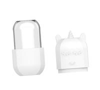 WRITWAA Bandeja De De Unicornio Rodillo Masajeador Facial De Silicona Cuidados Para Mujeres Masajeador Facial Rodillo Para Masajes Faciales Casa