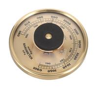 WRITWAA Barómetro Analógico 3 1 para Interiores Termómetro E Higrómetro Integrados Diámetro 90 MM Carcasa Dorada Medidor Climático Multifuncional Adecuado para Hogar Oficina y