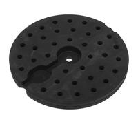 WRITWAA Base de Lámpara de Pie Peso Contrapeso de Hierro 270 Mm de Diámetro 22 Mm de Grosor Bloque de Peso para Lámpara DIY Accesorio Estable y Mesita de Noche