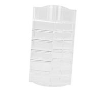 WRITWAA Bastidor Giratorio Estante Transparente Para Pintalabios Organizador De Pintalabios Soporte De Escritorio Para Maquillaje El Baño