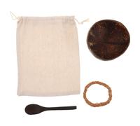 WRITWAA Bol para mascarillas con cuchara - Bol para mezclar mascarillas faciales de cáscara de natural - Kit de herramientas para mezclar faciales para la aplicación de arcilla y lodo en spas y