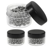 WRITWAA Bolas Mezcladoras de Pintura de Acero Inoxidable 4 Mm, Paquete de 300 Unidades en 3 Cajas, Bolas Agitadoras para Mezclar Esmalte de Uñas y Pintura para Modelismo Industrial