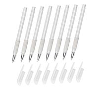 WRITWAA Bolígrafos Impermeables De Localización Para Piel 8 Unidades Punta Fina Blancos Para Artistas y Tatuadores Profesionales En Procedimientos Estéticos